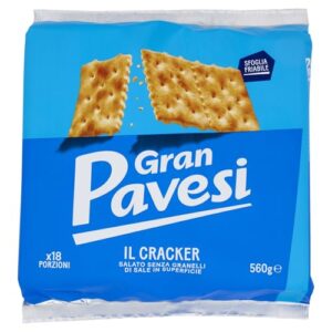 Gran Pavesi Cracker Salati Senza Sale in Superficie, 560gr