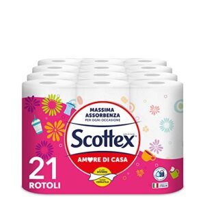 Scottex Amore di Casa, Carta da Cucina, 21 Rotoli