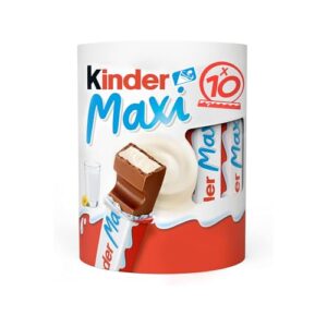 Kinder Maxi, 10 Barrette Ripiene al Latte, 210gr