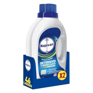 Napisan Detersivo Lavatrice Liquido Igienizzante, Odorstop, 2 x 1.15L