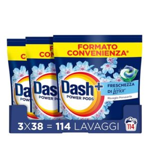 Dash Power Pods Freschezza di Lenor, 114 Lavaggi