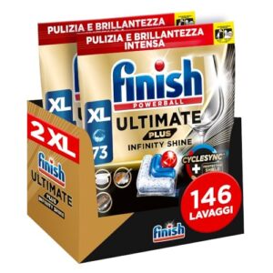 Finish Ultimate PLUS Infinity Shine, 146 Capsule Lavastoviglie