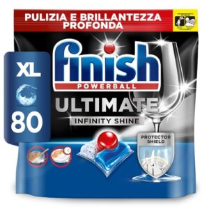 Finish Ultimate Infinity Shine, 80 Capsule Lavastoviglie